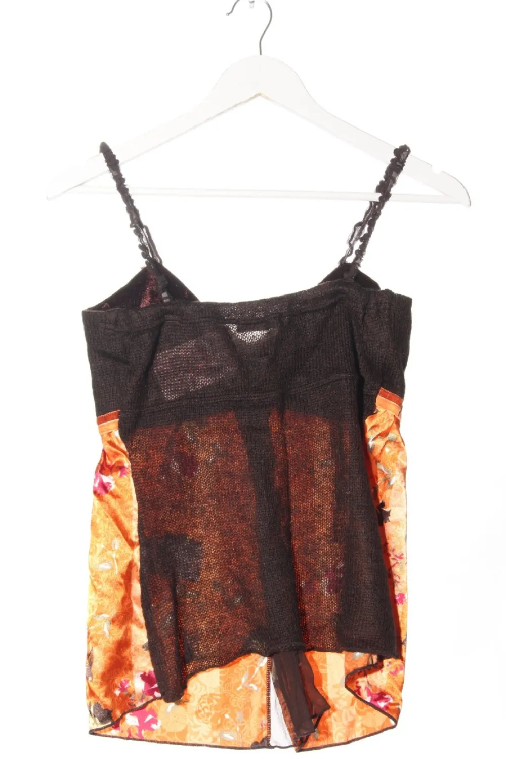 Tops>Vero Moda Stricktop Größe 36 hellorangeschwarz