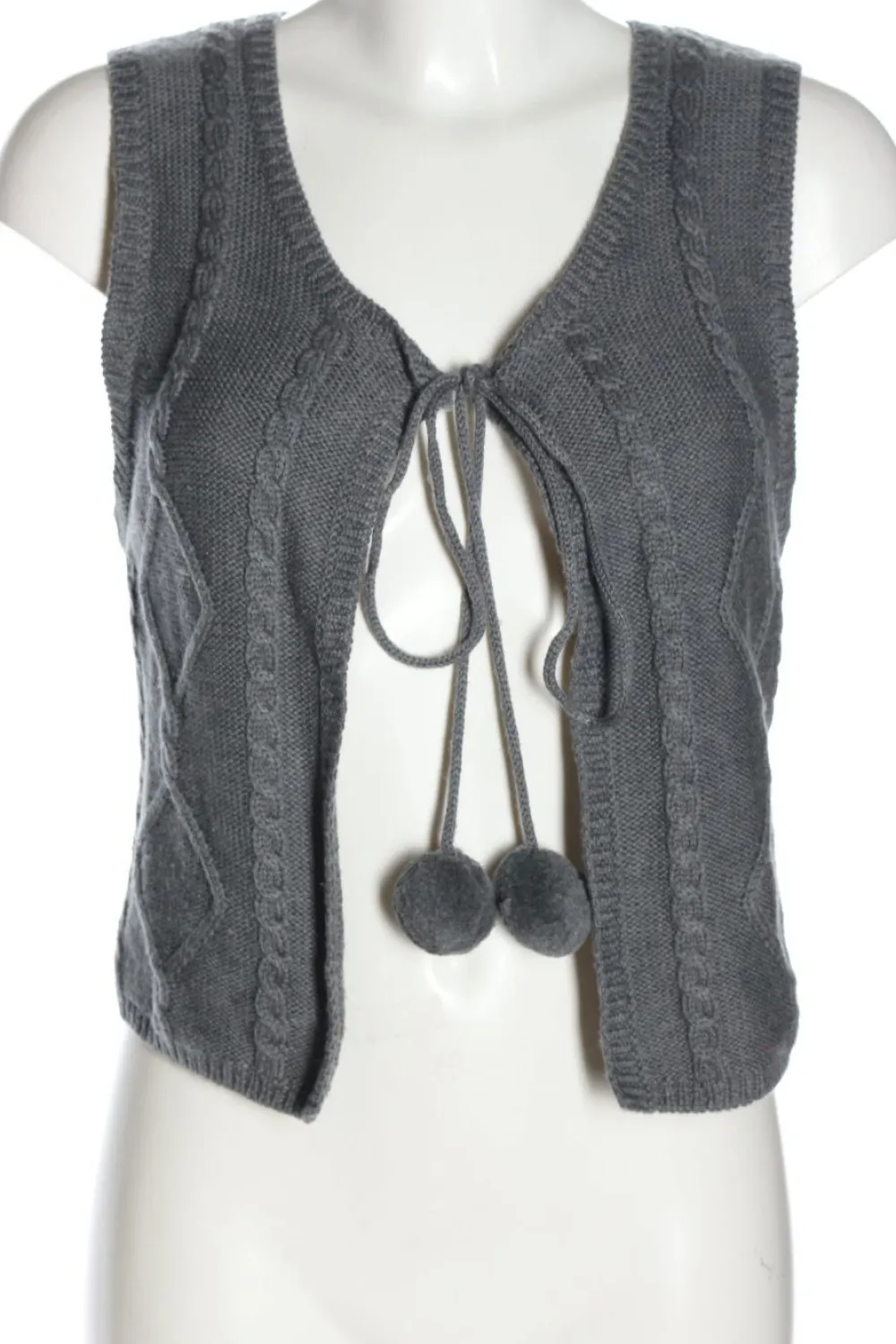 Westen>Heldmann Strickweste Größe 38 hellgrau