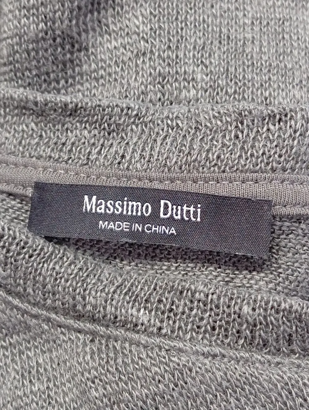 Westen>Massimo Dutti Strickweste Größe 38 hellgrau