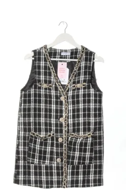 Westen>polin et moi Strickweste Größe 36 schwarzweiß