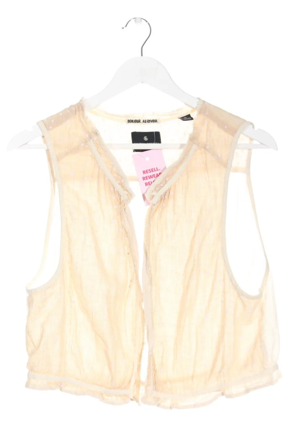 Westen>Maison Scotch Strickweste Größe 40 hellorange