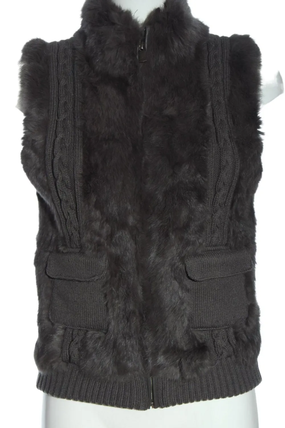 Westen>Oakwood Strickweste Größe 36 hellgrau