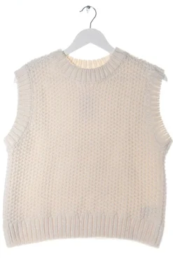 Westen>H&M Strickweste Größe 38 wollweiß