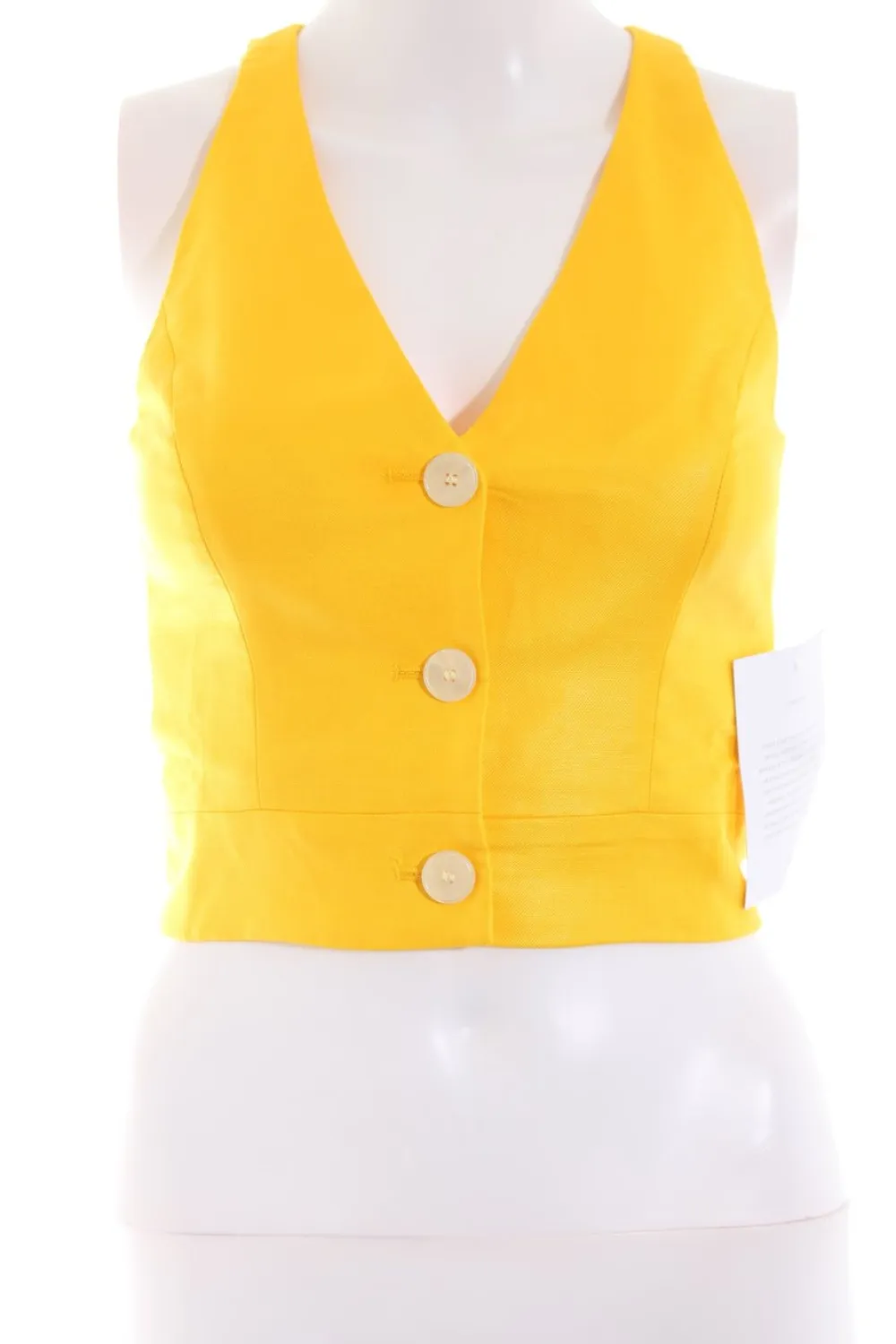 Westen>Ivy & Oak Strickweste Größe 32 gelb