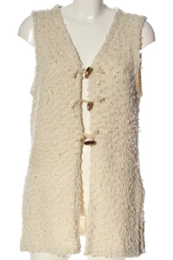 Westen>BANDANAS Strickweste Größe 38 wollweiß