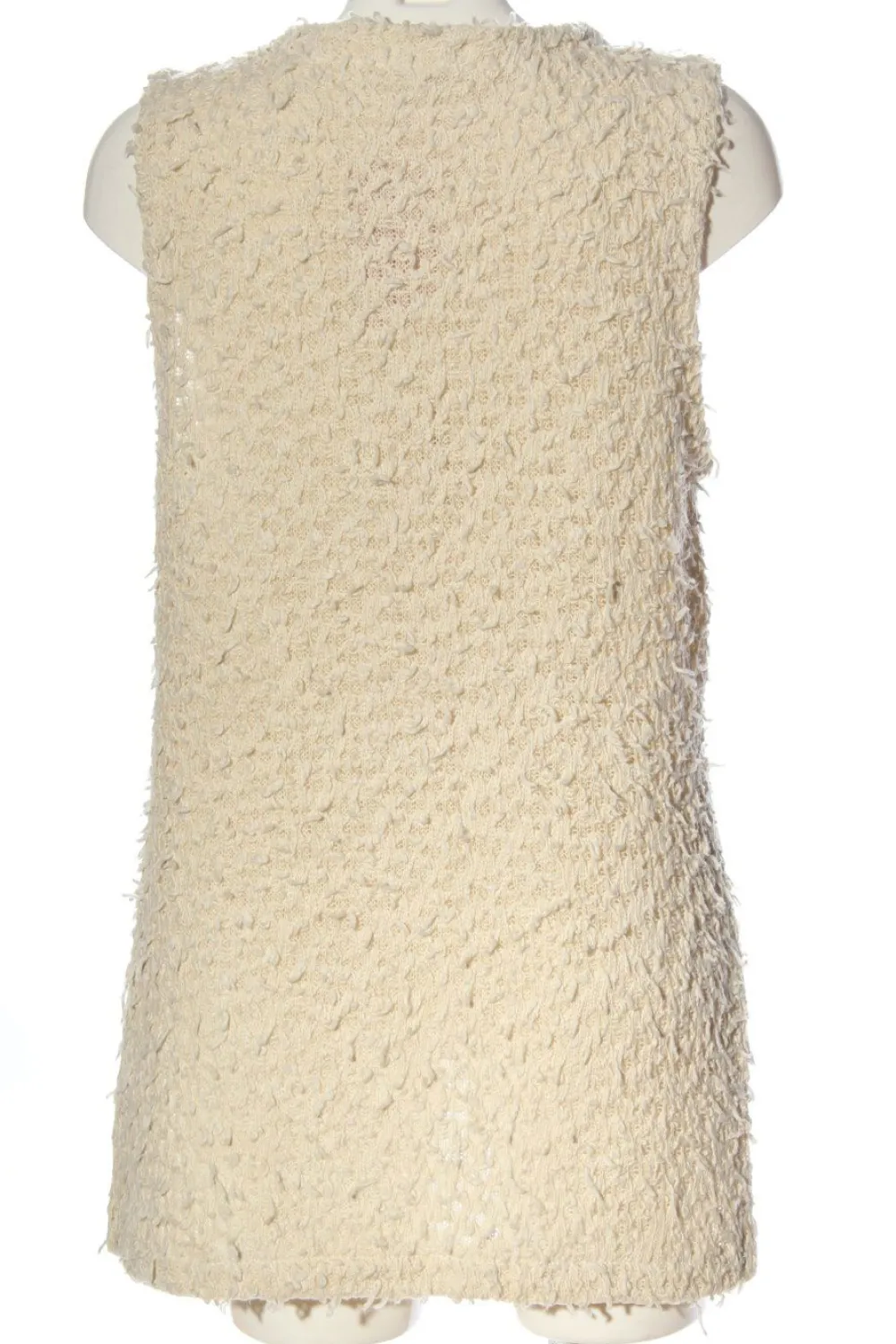 Westen>BANDANAS Strickweste Größe 38 wollweiß