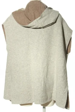 Westen>Oui Strickweste Größe 34 hellgraubraun