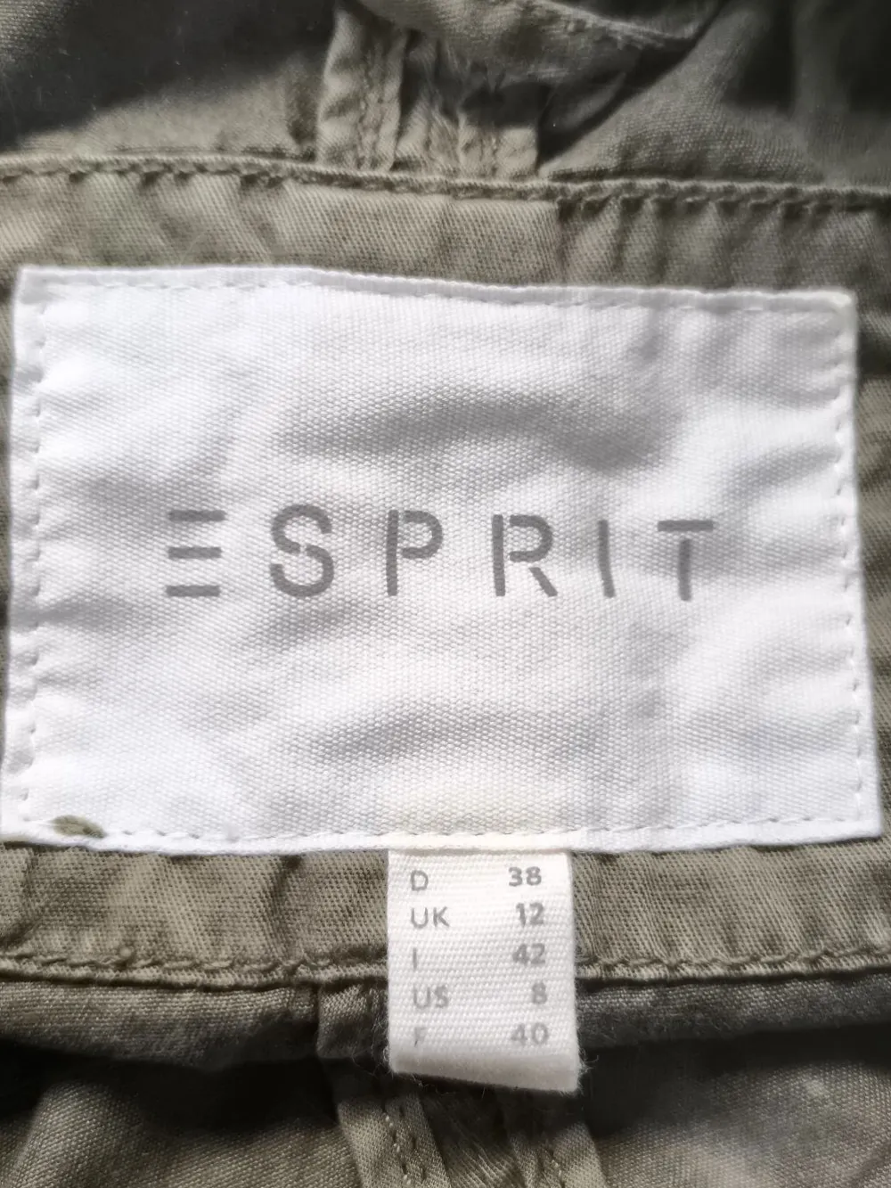 Westen>Esprit Strickweste Größe 38 khaki