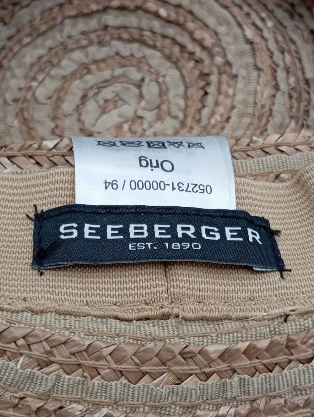 Strohhut Größe 54-Seeberger Hot