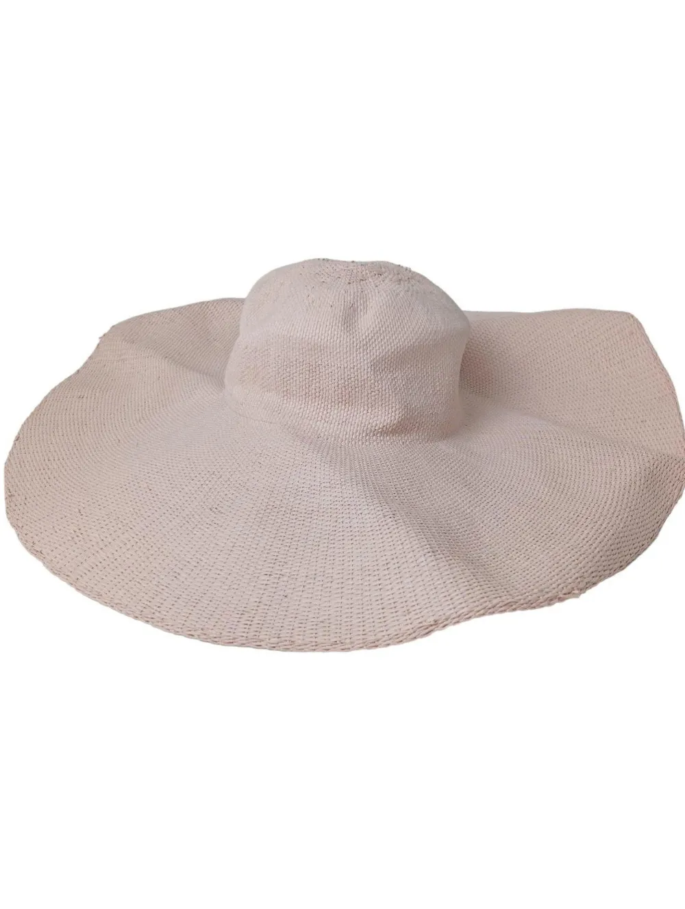 Hüte>H&M Strohhut Größe 54 wollweiß