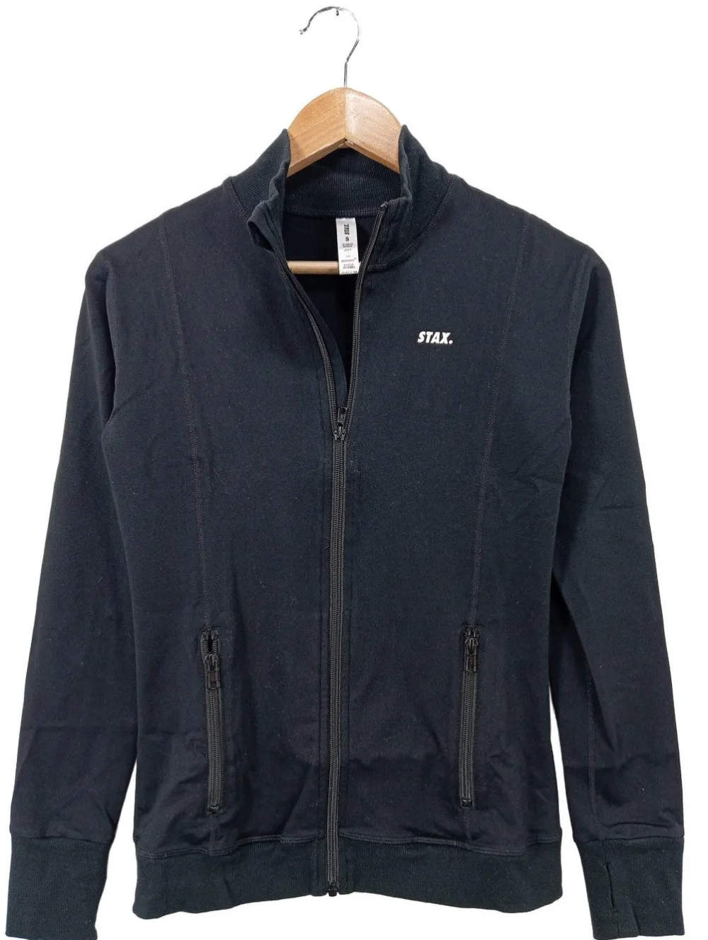 Sweats>stax Sweatjacke Größe 36 blau