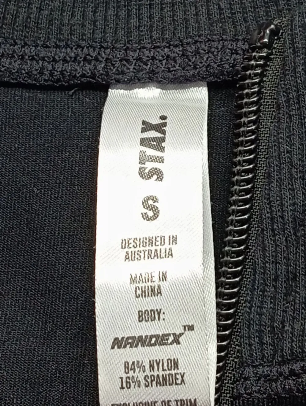 Sweats>stax Sweatjacke Größe 36 blau