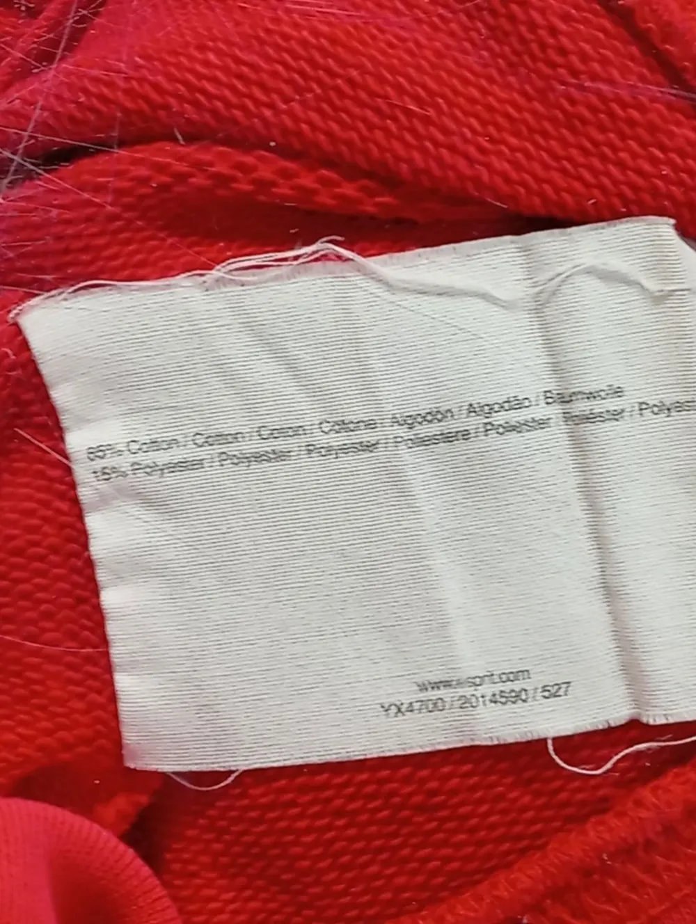 Sweats>Esprit Sweatjacke Größe 44 rot