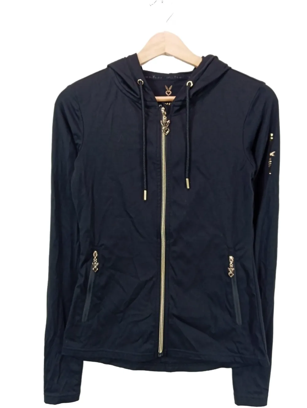 Sweats>Cardio bunny Sweatjacke Größe 34 schwarz