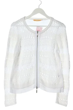 Sweats>Biba Sweatjacke Größe 38 weiß