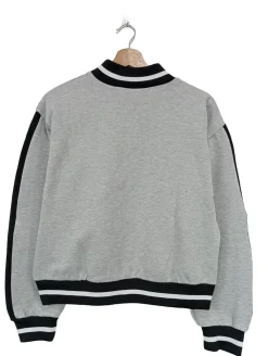 Sweats>Gestuz Sweatshirt Größe 36 hellgrauschwarz