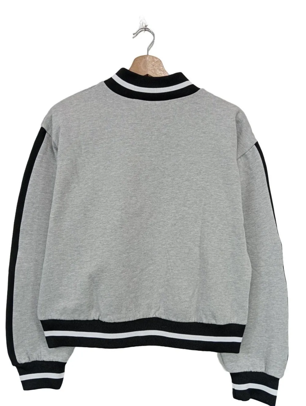 Sweats>Gestuz Sweatshirt Größe 36 hellgrauschwarz