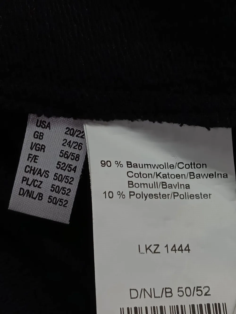 Sweats>Ulla Popken Sweatshirt Größe 50 schwarz