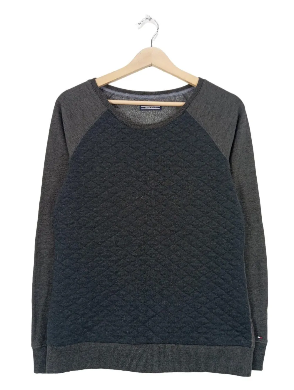 Sweats>Tommy Hilfiger Sweatshirt Größe 40 hellgrauschwarz