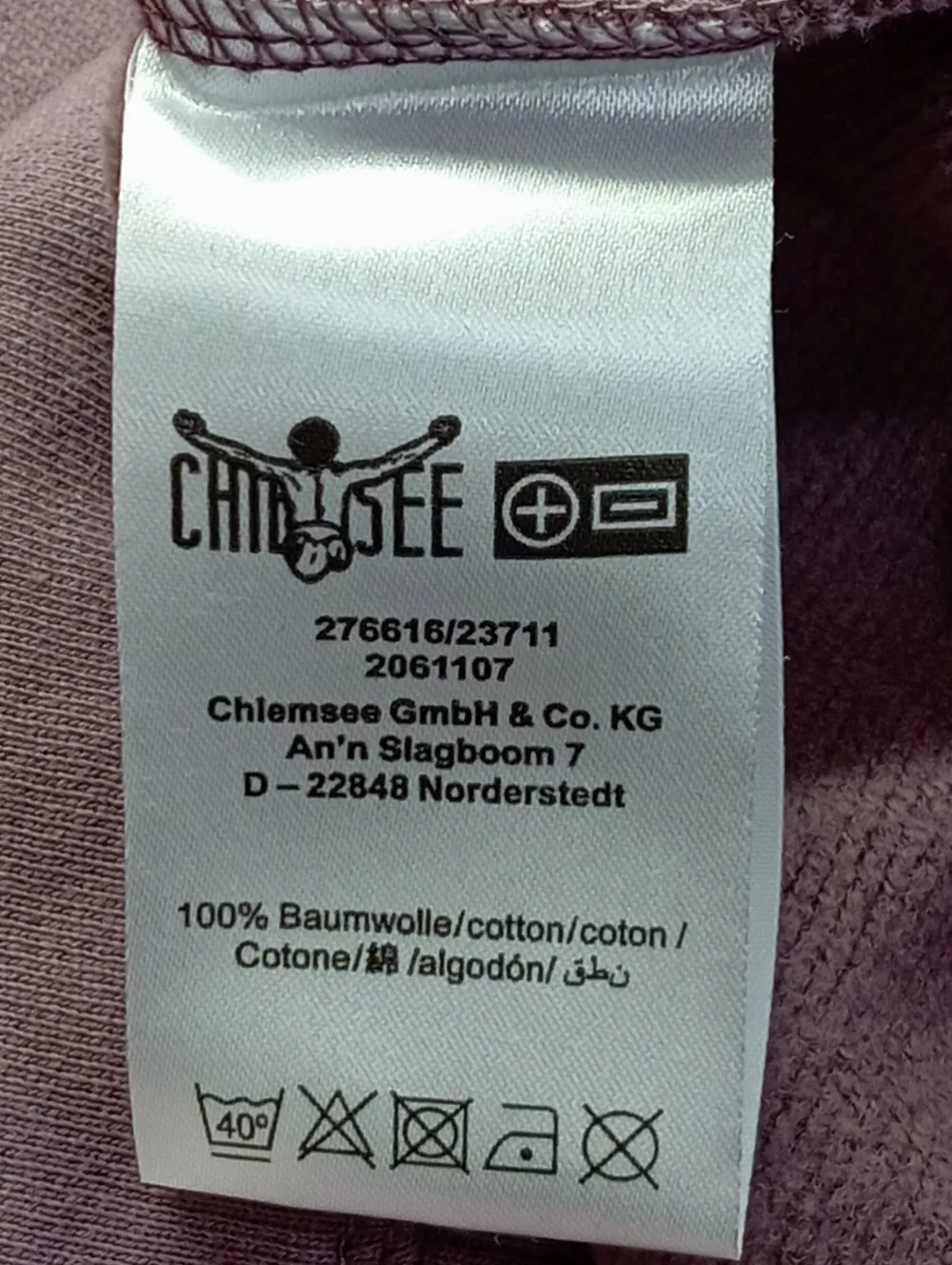 Sweats>Chiemsee Sweatshirt Größe 40 pink