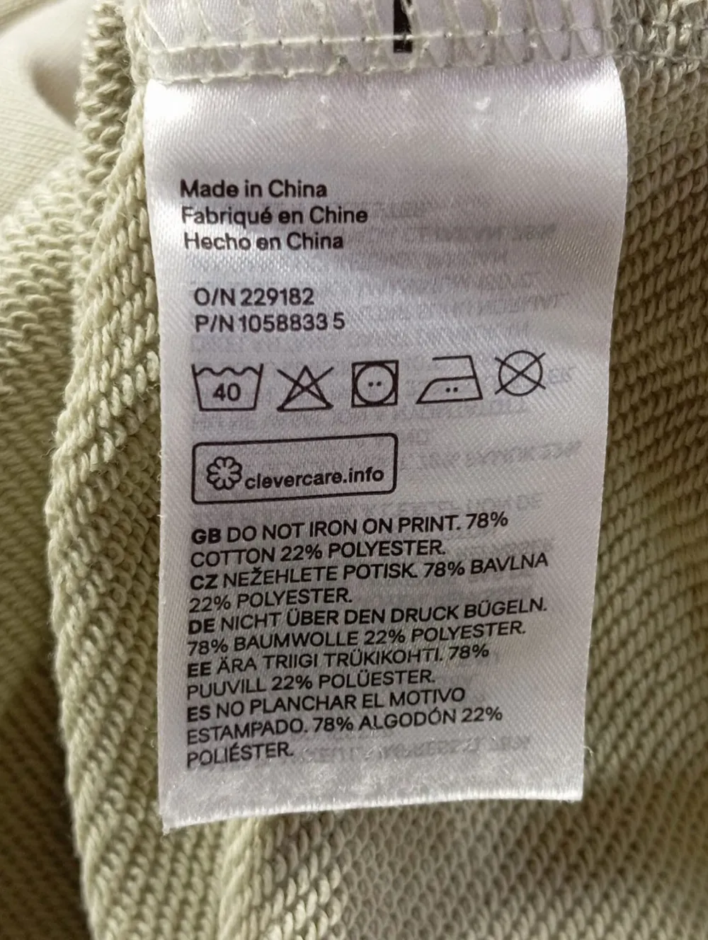 Sweatshirt Größe 38-H&M Outlet