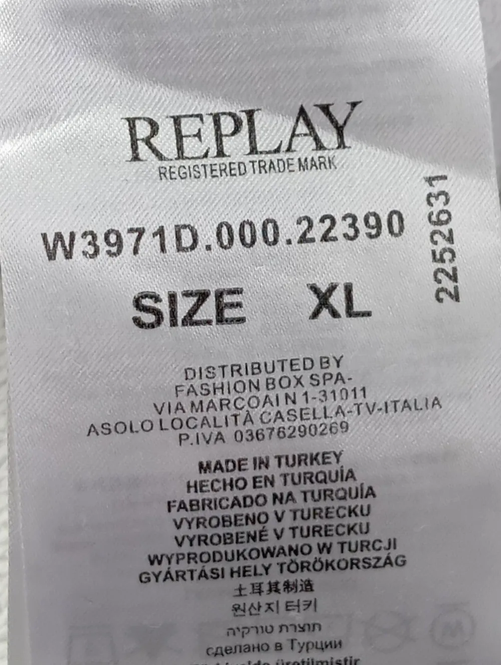 Sweats>Replay Sweatshirt Größe 42 weiß