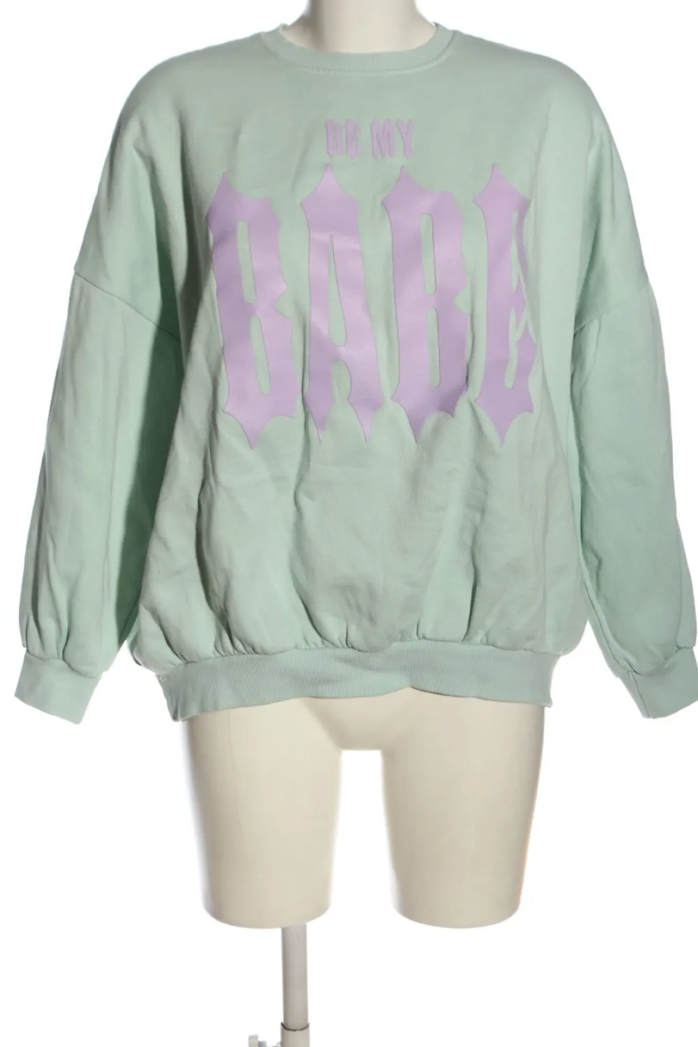 Sweats>Bershka Sweatshirt Größe 36 grünlila