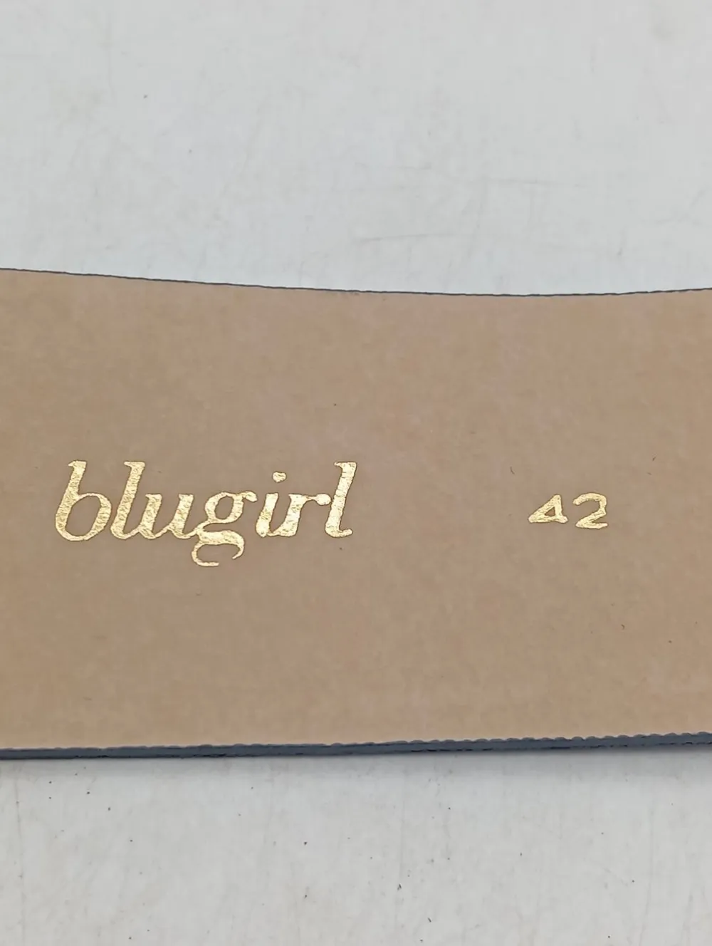 Gürtel>Blugirl Taillengürtel Größe 75 blau