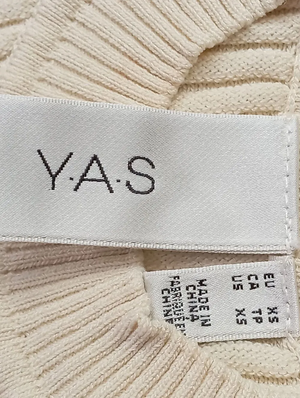 Tops>YAS Tanktop Größe 34 wollweiß