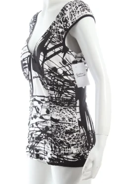 Tops>Oppose Top Größe 40 weißschwarz