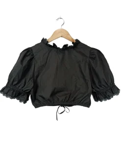 Trachtenmode>Kru00fcger Trachtenbluse Größe 40 schwarz