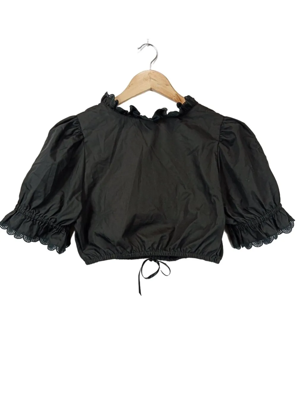 Trachtenmode>Kru00fcger Trachtenbluse Größe 40 schwarz