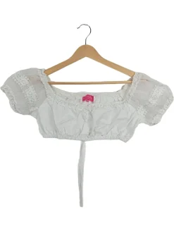 Trachtenmode> Trachtenbluse Größe 36 weiß