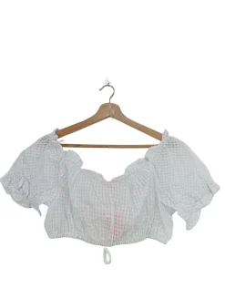 Trachtenmode>Kru00fcger Trachtenbluse Größe 46 weiß