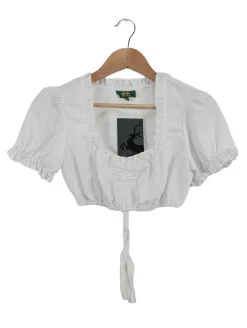 Trachtenmode>Wiesnku00f6nig Trachtenbluse Größe 34 weiß