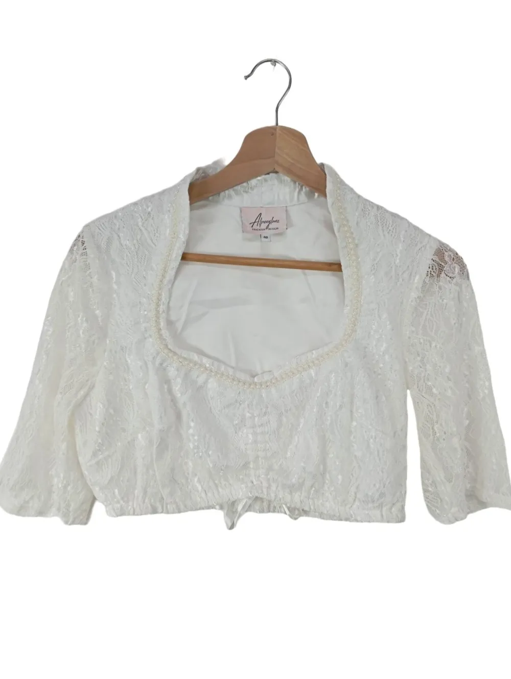 Trachtenbluse Größe 40-Alpenglanz Best