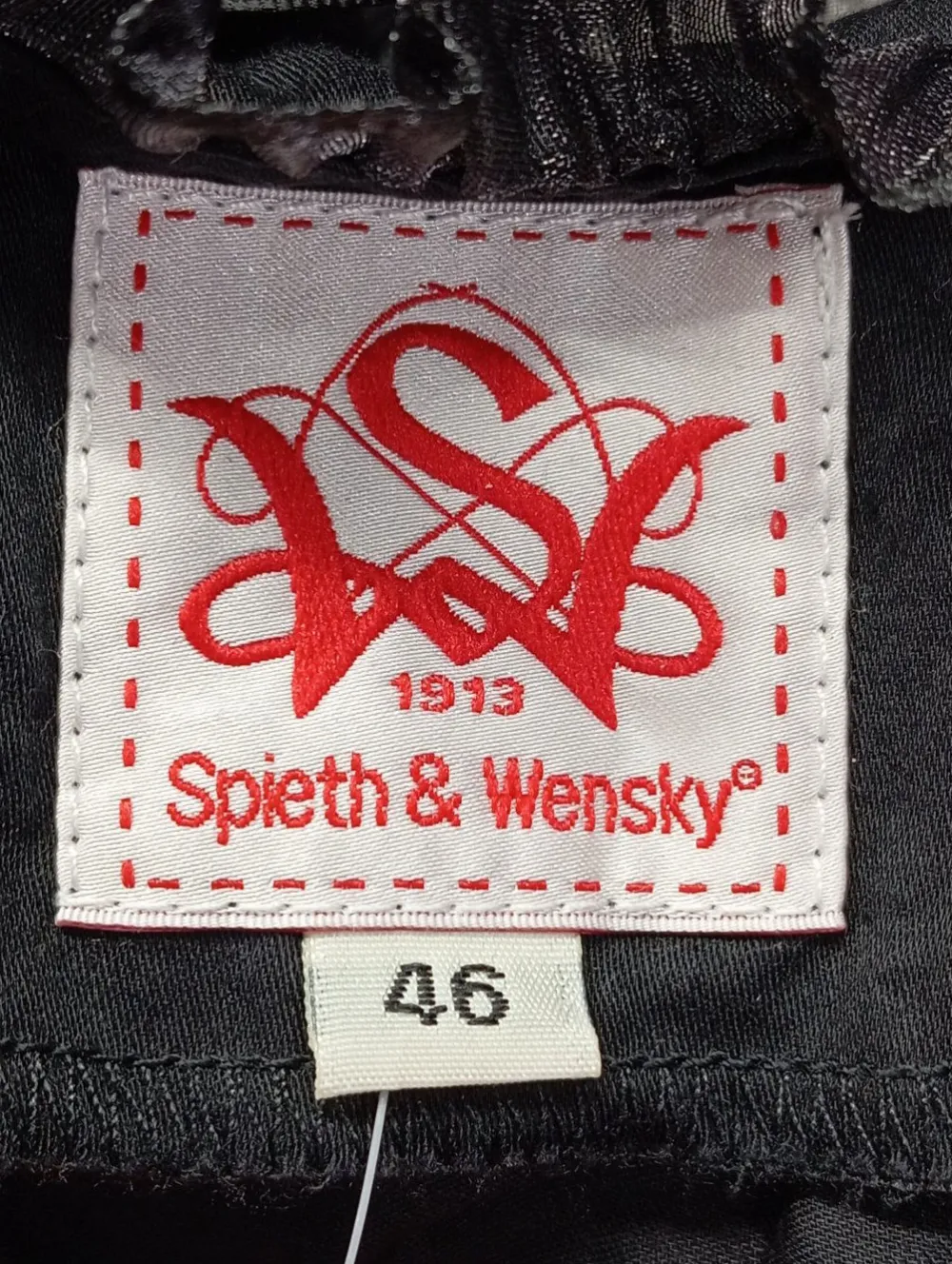 Trachtenmode>Spieth & Wensky Trachtenbluse Größe 46 schwarz