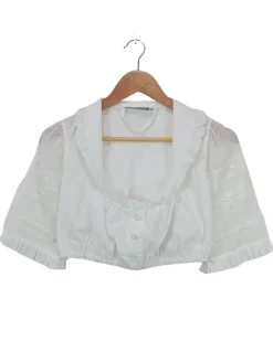 Trachtenmode>Country Line Trachtenbluse Größe 38 weiß