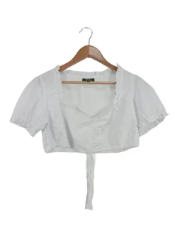 Trachtenmode>Wiesnku00f6nig Trachtenbluse Größe 36 weiß