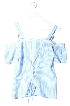 Trachtenmode>Colloseum Trachtenbluse Größe 38 weißblau