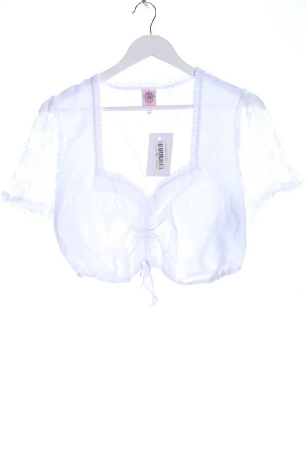 Trachtenmode>Trachtenmoden Riehl Trachtenbluse Größe 46 weiß