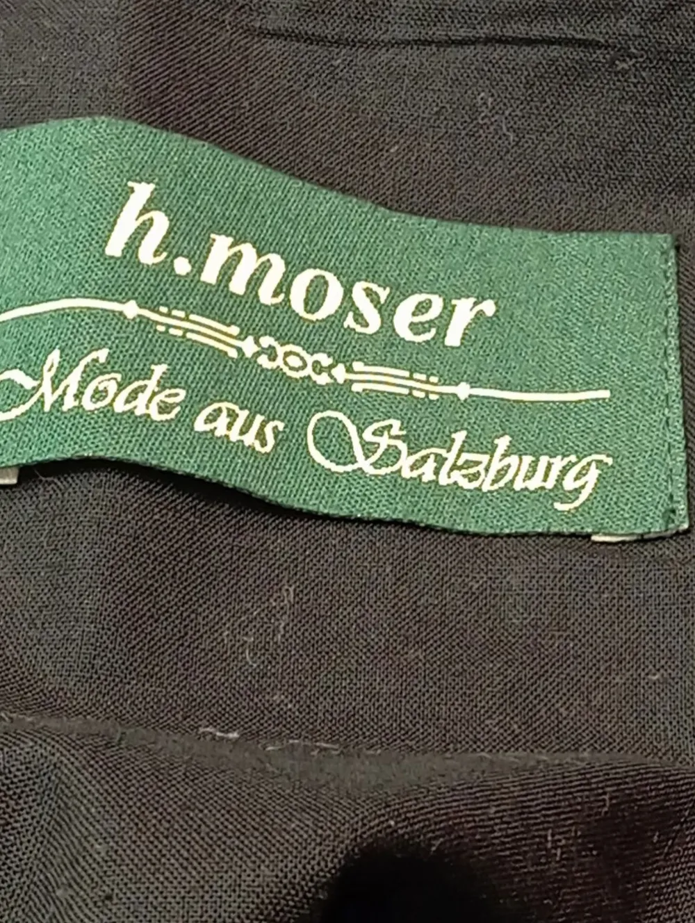 Trachtenmode>H.Moser Trachtenbluse Größe 38 schwarz