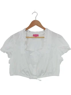 Trachtenmode>Kru00fcger MADL Trachtenbluse Größe 50 weiß