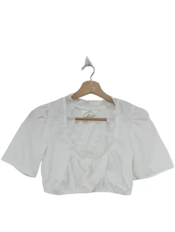 Trachtenmode>Wenger Trachtenbluse Größe 34 weiß