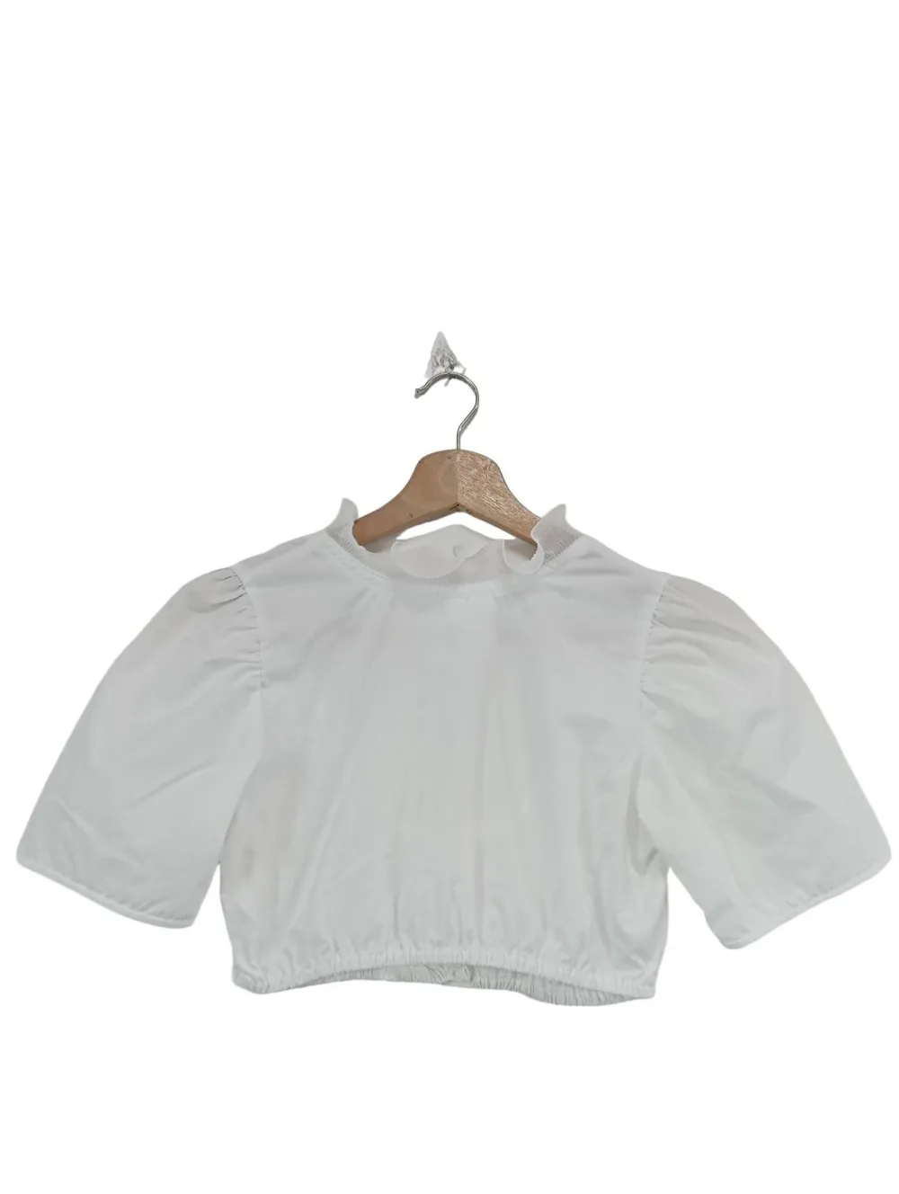 Trachtenmode>Wenger Trachtenbluse Größe 34 weiß