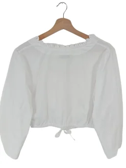 Trachtenmode>Tramontana Trachtenbluse Größe 50 weiß