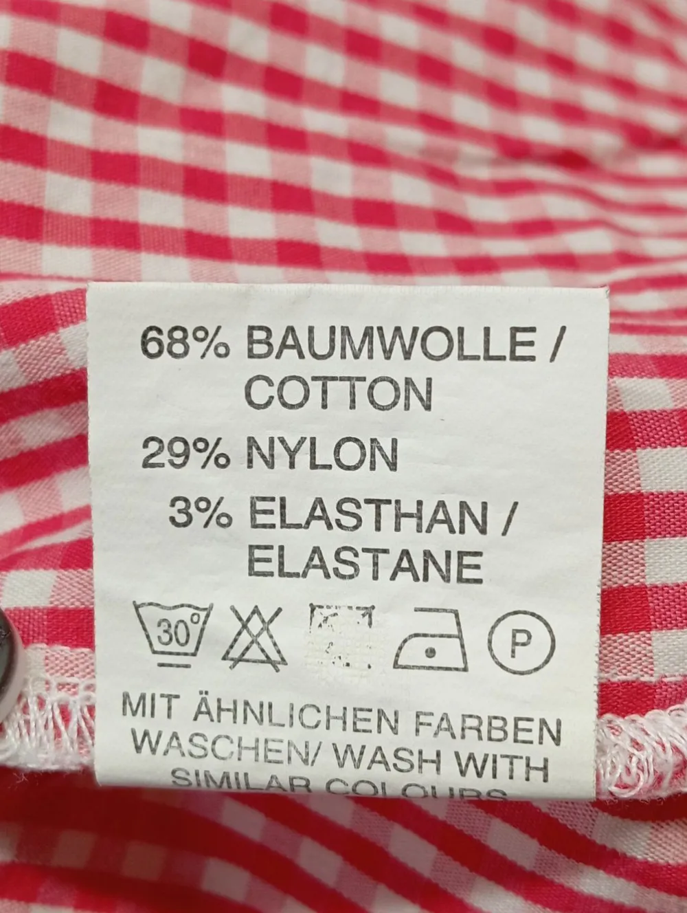 Trachtenmode>Brandl Tracht Trachtenbluse Größe 40 rotweiß