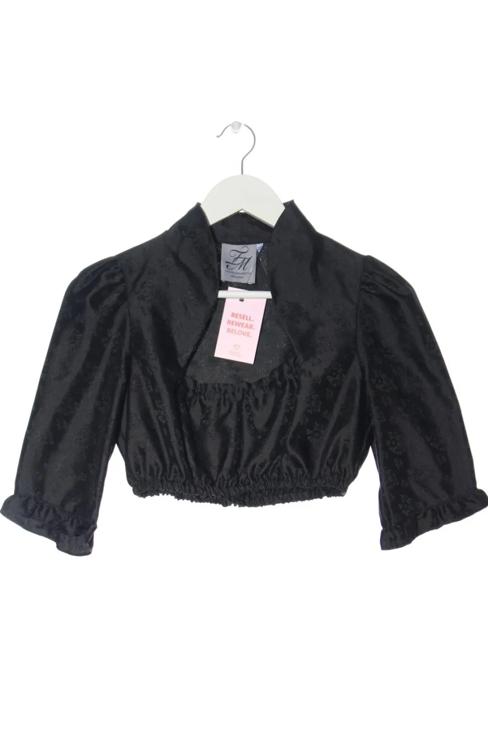 Trachtenmode>Trachtenmanufaktur Mu00fcnchen Trachtenbluse Größe 32 schwarz