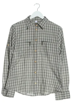 Trachtenmode>Trachten hemd Größe 40 khakiweiß