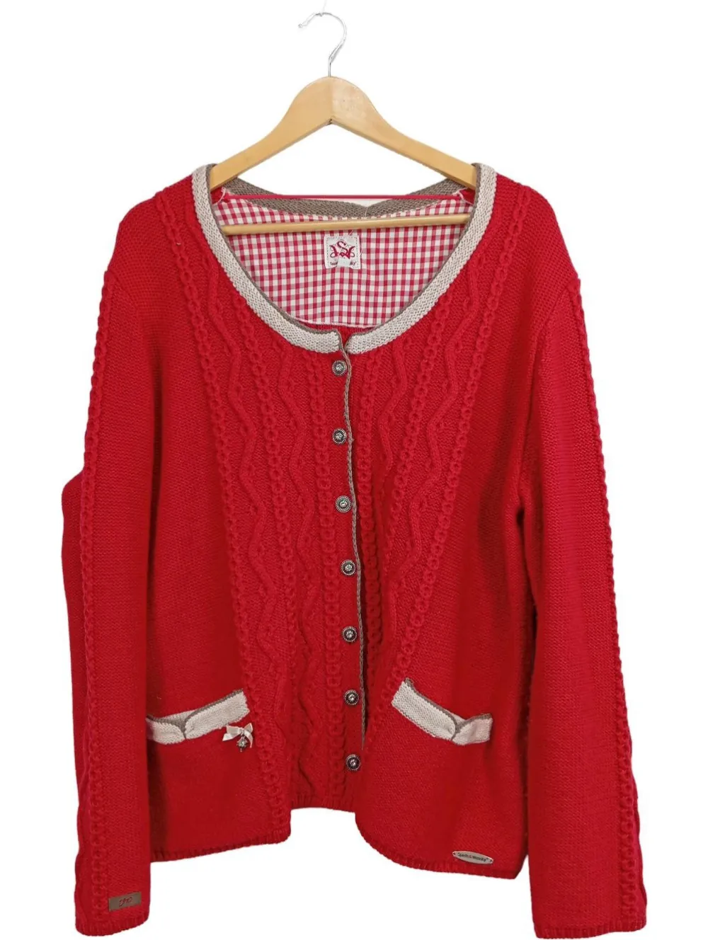 Trachtenmode> Trachtenjacke Größe 46 rot